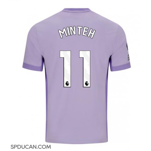 Muški Nogometni Dres Brighton Yankuba Minteh #11 Gostujuci 2025-26 Kratak Rukav